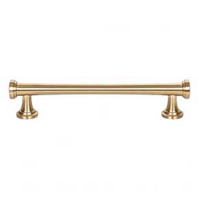Atlas Homewares [350-WB] Die Cast Zinc Cabinet Pull Handle - Browning Series - Oversized - Warm Brass Finish - 5 1/16" C/C - 6 1/2" L