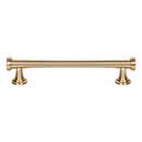 Atlas Homewares [350-WB] Die Cast Zinc Cabinet Pull Handle - Browning Series - Oversized - Warm Brass Finish - 5 1/16" C/C - 6 1/2" L