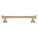 Atlas Homewares [350-WB] Die Cast Zinc Cabinet Pull Handle - Browning Series - Oversized - Warm Brass Finish - 5 1/16" C/C - 6 1/2" L