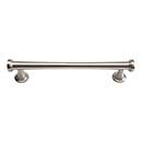 Atlas Homewares [350-BRN] Die Cast Zinc Cabinet Pull Handle - Browning Series - Oversized - Brushed Nickel Finish - 5 1/16" C/C - 6 1/2" L