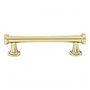 Atlas Homewares [436-FG] Die Cast Zinc Cabinet Pull Handle - Browning Series - Standard Size - French Gold Finish - 3 3/4&quot; C/C - 5&quot; L