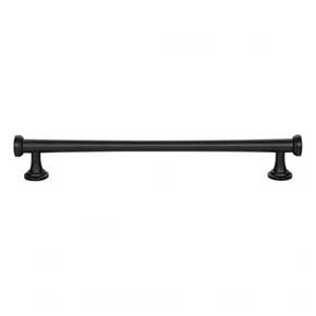 Atlas Homewares [443-BL] Die Cast Zinc Cabinet Pull Handle - Browning Series - Oversized - Matte Black Finish - 12" C/C - 13 1/4" L