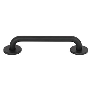 Atlas Homewares [A602-BL] Die Cast Zinc Cabinet Pull Handle - Dot Series - Oversized - Matte Black Finish - 5 1/16" C/C - 5 7/16" L