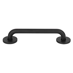 Atlas Homewares [A602-BL] Die Cast Zinc Cabinet Pull Handle - Dot Series - Oversized - Matte Black Finish - 5 1/16&quot; C/C -  5 7/16&quot; L