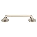 Atlas Homewares [A602-BRN] Die Cast Zinc Cabinet Pull Handle - Dot Series - Oversized - Brushed Nickel Finish - 5 1/16&quot; C/C -  5 7/16&quot; L