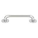 Atlas Homewares [A602-CH] Die Cast Zinc Cabinet Pull Handle - Dot Series - Oversized - Polished Chrome Finish - 5 1/16&quot; C/C -  5 7/16&quot; L