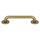 Atlas Homewares [A602-UB] Die Cast Zinc Cabinet Pull Handle - Dot Series - Oversized - Vintage Brass Finish - 5 1/16" C/C -  5 7/16" L