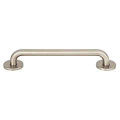 Atlas Homewares [A603-BRN] Die Cast Zinc Cabinet Pull Handle - Dot Series - Oversized - Brushed Nickel Finish - 6 5/16" C/C -  6 3/4" L