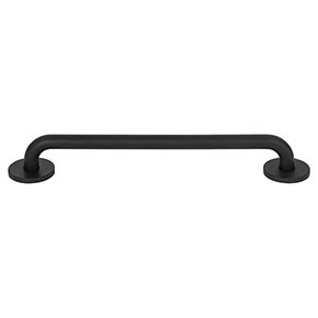 Atlas Homewares [A604-BL] Die Cast Zinc Cabinet Pull Handle - Dot Series - Oversized - Matte Black Finish - 7 9/16" C/C - 8" L