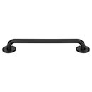 Atlas Homewares [A604-BL] Die Cast Zinc Cabinet Pull Handle - Dot Series - Oversized - Matte Black Finish - 7 9/16&quot; C/C -  8&quot; L