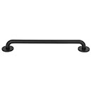 Atlas Homewares [A605-BL] Die Cast Zinc Cabinet Pull Handle - Dot Series - Oversized - Matte Black Finish - 8 13/16" C/C -  9 1/4" L