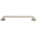 Atlas Homewares [A605-BRN] Die Cast Zinc Cabinet Pull Handle - Dot Series - Oversized - Brushed Nickel Finish - 8 13/16" C/C -  9 1/4" L