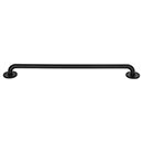 Atlas Homewares [A606-BL] Die Cast Zinc Cabinet Pull Handle - Dot Series - Oversized - Matte Black Finish - 12" C/C -  12 7/16" L