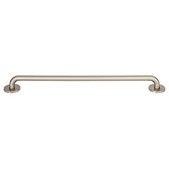 Atlas Homewares [A606-BRN] Die Cast Zinc Cabinet Pull Handle - Dot Series - Oversized - Brushed Nickel Finish - 12" C/C -  12 7/16" L