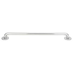 Atlas Homewares [A606-CH] Die Cast Zinc Cabinet Pull Handle - Dot Series - Oversized - Polished Chrome Finish - 12&quot; C/C -  12 7/16&quot; L