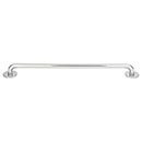 Atlas Homewares [A606-CH] Die Cast Zinc Cabinet Pull Handle - Dot Series - Oversized - Polished Chrome Finish - 12&quot; C/C -  12 7/16&quot; L