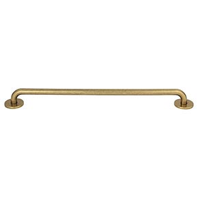 Atlas Homewares [A606-UB] Die Cast Zinc Cabinet Pull Handle - Dot Series - Oversized - Antique Brass Finish - 12" C/C - 12 7/16" L