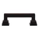 Atlas Homewares [A621-BL] Die Cast Zinc Cabinet Pull Handle - Erika Series - Standard Size - Matte Black Finish - 3&quot; C/C -  3 7/8&quot; L