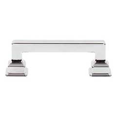 Atlas Homewares [A621-CH] Die Cast Zinc Cabinet Pull Handle - Erika Series - Standard Size - Polished Chrome Finish - 3&quot; C/C -  3 7/8&quot; L