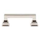 Atlas Homewares [A621-PN] Die Cast Zinc Cabinet Pull Handle - Erika Series - Standard Size - Polished Nickel Finish - 3&quot; C/C -  3 7/8&quot; L