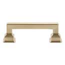 Atlas Homewares [A621-WB] Die Cast Zinc Cabinet Pull Handle - Erika Series - Standard Size - Warm Brass Finish - 3" C/C -  3 7/8" L