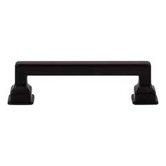 Atlas Homewares [A622-BL] Die Cast Zinc Cabinet Pull Handle - Erika Series - Standard Size - Matte Black Finish - 3 3/4&quot; C/C -  4 5/8&quot; L