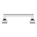 Atlas Homewares [A622-CH] Die Cast Zinc Cabinet Pull Handle - Erika Series - Standard Size - Polished Chrome Finish - 3 3/4" C/C -  4 5/8" L