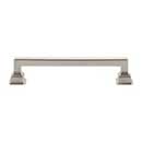 Atlas Homewares [A623-BRN] Die Cast Zinc Cabinet Pull Handle - Erika Series - Oversized - Brushed Nickel Finish - 5 1/16" C/C -  5 7/8" L