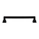 Atlas Homewares [A624-BL] Die Cast Zinc Cabinet Pull Handle - Erika Series - Oversized - Matte Black Finish - 6 5/16&quot; C/C -  7 1/8&quot; L