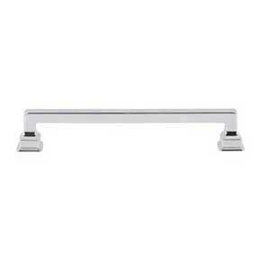 Atlas Homewares [A624-CH] Die Cast Zinc Cabinet Pull Handle - Erika Series - Oversized - Polished Chrome Finish - 6 5/16" C/C - 7 1/8" L