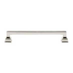 Atlas Homewares [A624-PN] Die Cast Zinc Cabinet Pull Handle - Erika Series - Oversized - Polished Nickel Finish - 6 5/16" C/C - 7 1/8" L