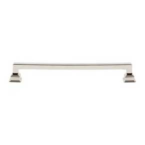 Atlas Homewares [A625-PN] Die Cast Zinc Cabinet Pull Handle - Erika Series - Oversized - Polished Nickel Finish - 7 9/16" C/C - 8 3/8" L