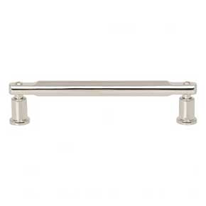 Atlas Homewares [A983-PN] Die Cast Zinc Cabinet Pull Handle - Everitt Series - Oversized - Polished Nickel Finish - 5 1/16" C/C - 5 5/8" L
