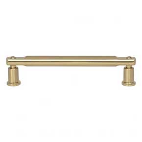 Atlas Homewares [A983-WB] Die Cast Zinc Cabinet Pull Handle - Everitt Series - Oversized - Warm Brass Finish - 5 1/16" C/C - 5 5/8" L