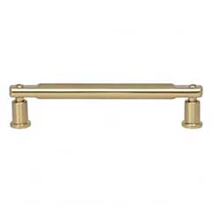 Atlas Homewares [A983-WB] Die Cast Zinc Cabinet Pull Handle - Everitt Series - Oversized - Warm Brass Finish - 5 1/16" C/C -  5 5/8" L