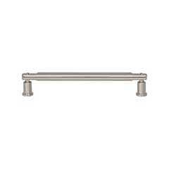 Atlas Homewares [A984-BRN] Die Cast Zinc Cabinet Pull Handle - Everitt Series - Oversized - Brushed Nickel Finish - 6 5/16&quot; C/C -  7 5/16&quot; L