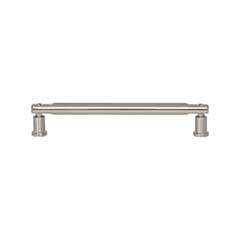 Atlas Homewares [A984-BRN] Die Cast Zinc Cabinet Pull Handle - Everitt Series - Oversized - Brushed Nickel Finish - 6 5/16&quot; C/C -  7 5/16&quot; L