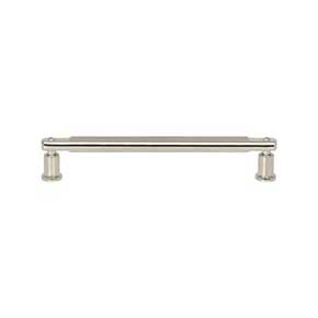 Atlas Homewares [A984-PN] Die Cast Zinc Cabinet Pull Handle - Everitt Series - Oversized - Polished Nickel Finish - 6 5/16" C/C - 7 5/16" L