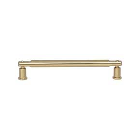 Atlas Homewares [A984-WB] Die Cast Zinc Cabinet Pull Handle - Everitt Series - Oversized - Warm Brass Finish - 6 5/16" C/C - 7 5/16" L