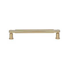 Atlas Homewares [A984-WB] Die Cast Zinc Cabinet Pull Handle - Everitt Series - Oversized - Warm Brass Finish - 6 5/16" C/C -  7 5/16" L