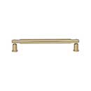 Atlas Homewares [A984-WB] Die Cast Zinc Cabinet Pull Handle - Everitt Series - Oversized - Warm Brass Finish - 6 5/16&quot; C/C -  7 5/16&quot; L