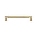 Atlas Homewares [A984-WB] Die Cast Zinc Cabinet Pull Handle - Everitt Series - Oversized - Warm Brass Finish - 6 5/16&quot; C/C -  7 5/16&quot; L