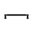 Atlas Homewares [A984-BL] Die Cast Zinc Cabinet Pull Handle - Everitt Series - Oversized - Matte Black Finish - 6 5/16" C/C -  7 5/16" L