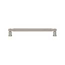 Atlas Homewares [A985-BRN] Die Cast Zinc Cabinet Pull Handle - Everitt Series - Oversized - Brushed Nickel Finish - 7 9/16&quot; C/C -  8 1/4&quot; L