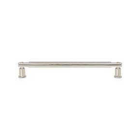 Atlas Homewares [A985-PN] Die Cast Zinc Cabinet Pull Handle - Everitt Series - Oversized - Polished Nickel Finish - 7 9/16" C/C - 8 1/4" L
