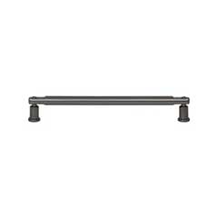 Atlas Homewares [A985-SL] Die Cast Zinc Cabinet Pull Handle - Everitt Series - Oversized - Slate Finish - 7 9/16" C/C -  8 1/4" L
