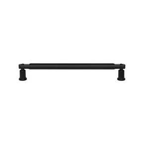 Atlas Homewares [A985-BL] Die Cast Zinc Cabinet Pull Handle - Everitt Series - Oversized - Matte Black Finish - 7 9/16" C/C - 8 1/4" L