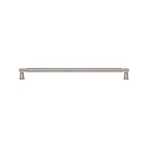 Atlas Homewares [A987-BRN] Die Cast Zinc Cabinet Pull Handle - Everitt Series - Oversized - Brushed Nickel Finish - 12" C/C - 12 7/16" L