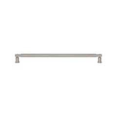 Atlas Homewares [A987-BRN] Die Cast Zinc Cabinet Pull Handle - Everitt Series - Oversized - Brushed Nickel Finish - 12&quot; C/C -  12 7/16&quot; L