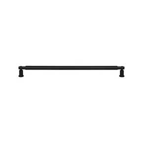 Atlas Homewares [A987-BL] Die Cast Zinc Cabinet Pull Handle - Everitt Series - Oversized - Matte Black Finish - 12" C/C - 12 7/16" L